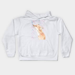 Fox in the Rain Kids Hoodie